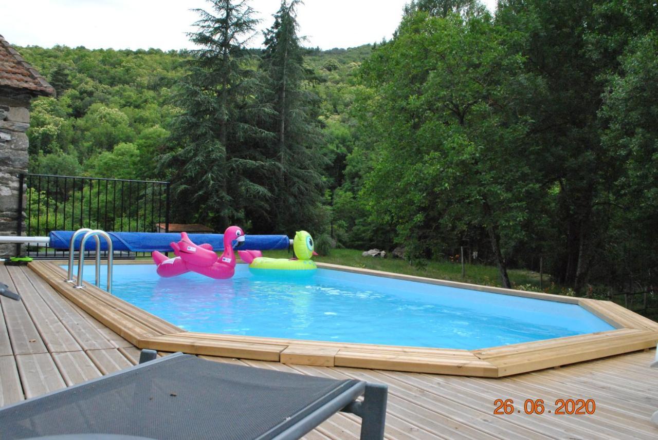 Alberguiere - Piscine chauffée - plancha - barbecue Sainte-Croix-Vallee-Francaise Extérieur photo