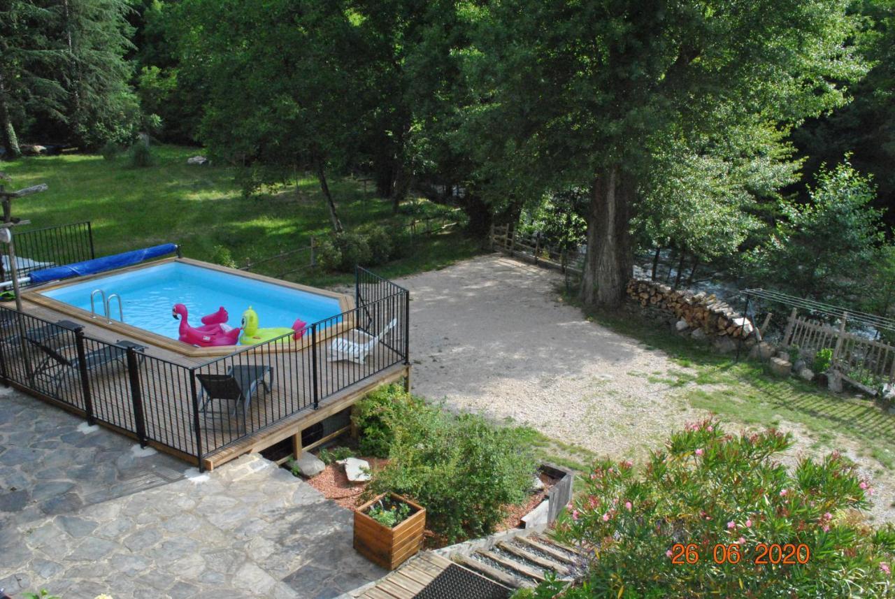Alberguiere - Piscine chauffée - plancha - barbecue Sainte-Croix-Vallee-Francaise Extérieur photo